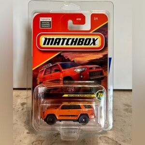 MATCHBOX 2018 Toyota 4Runner Solar Octane Orange Metallic